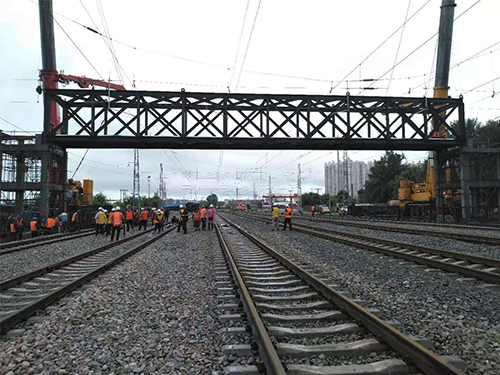 哈牡線平改立跨線人行天橋項目